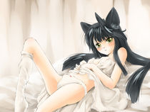 Wild black babe in